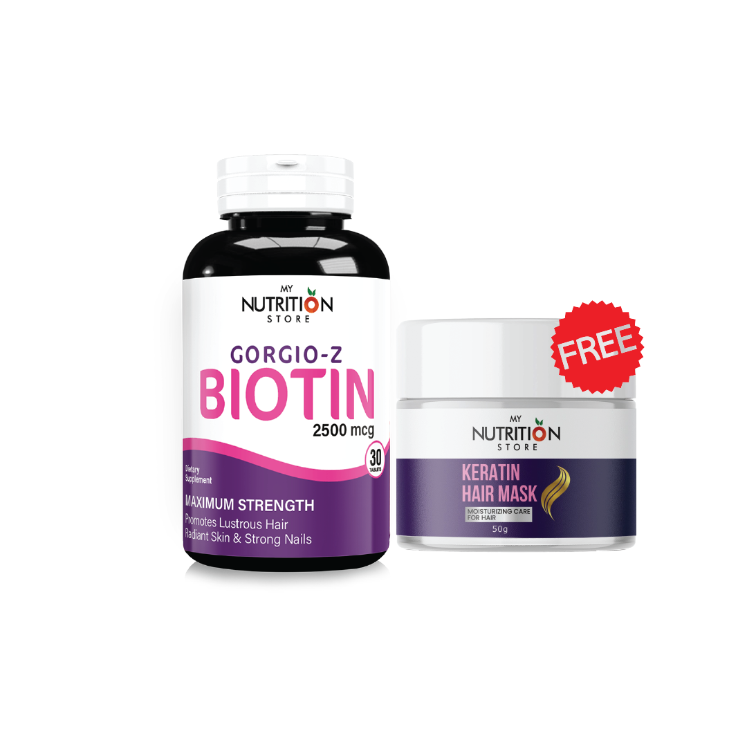 BUY GORGIO-Z BIOTIN & GET KERATIN HAIR MASK FREE