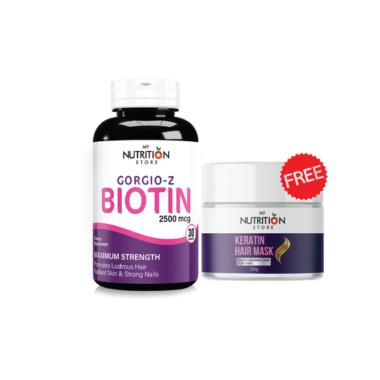 BUY GORGIO-Z BIOTIN & GET KERATIN HAIR MASK FREE